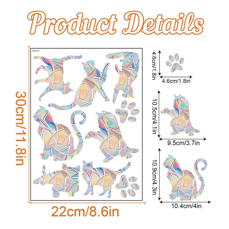 Rainbow Suncatcher Stickers