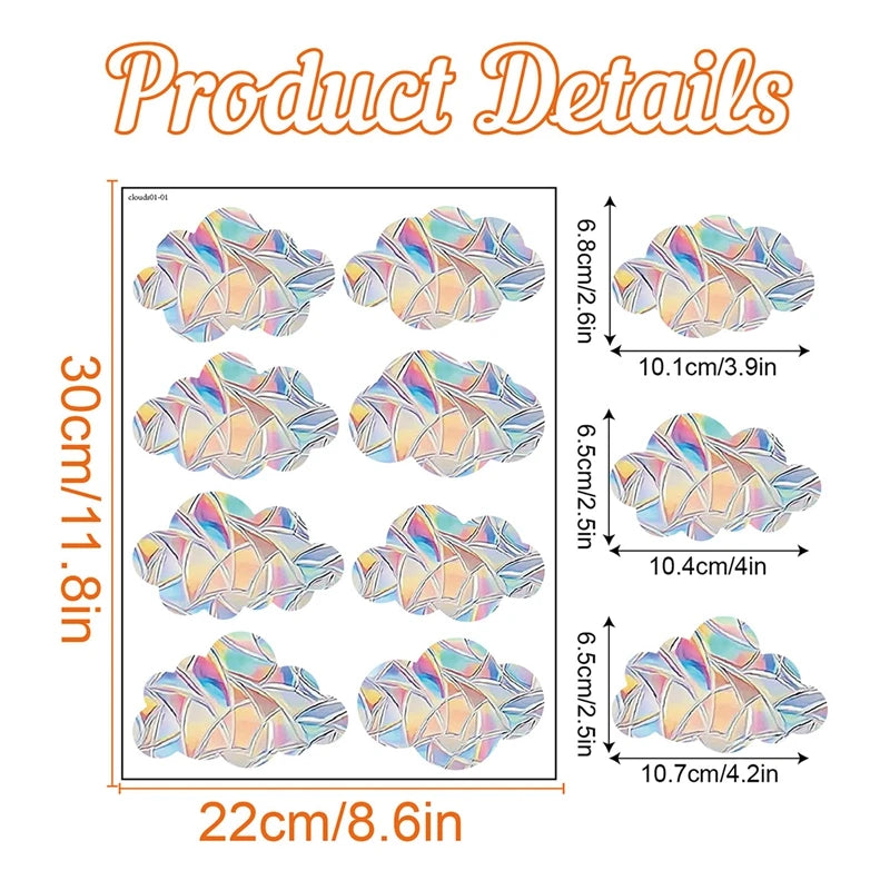 Rainbow Suncatcher Stickers