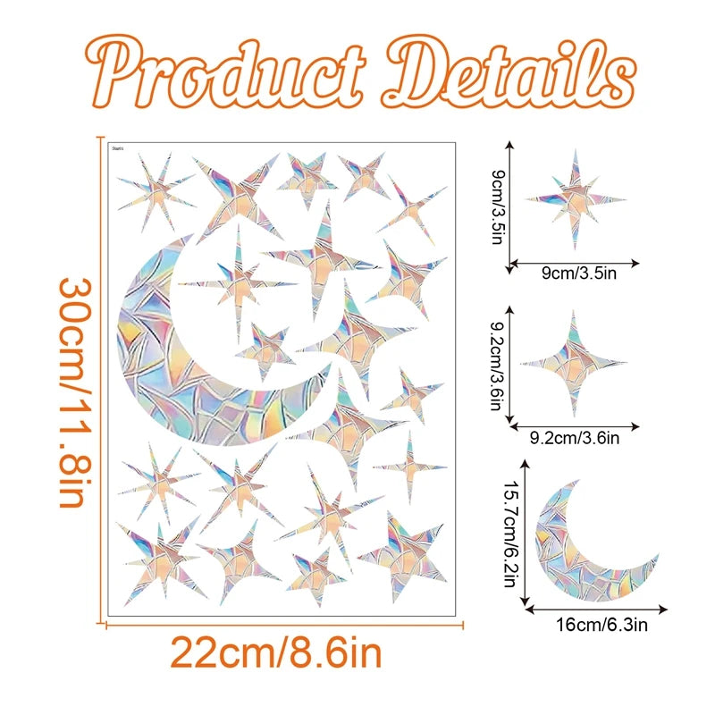 Rainbow Suncatcher Stickers