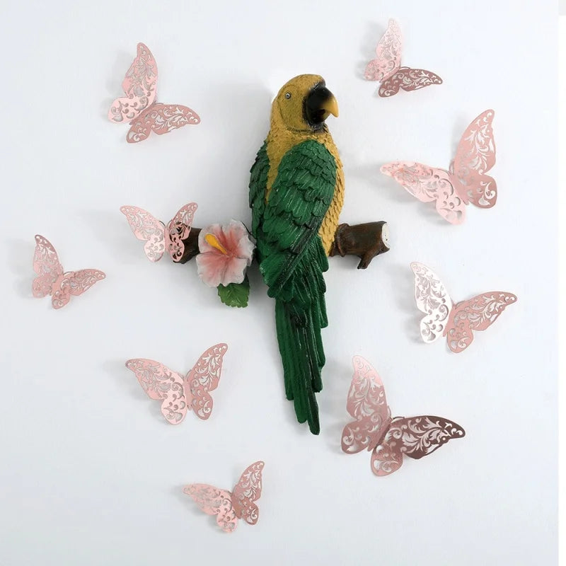 12Pcs 3D Hollow Butterfly Wall Stickers
