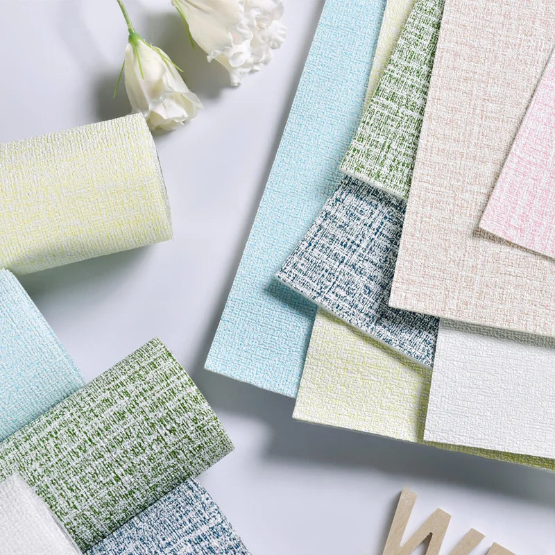 Self-Adhesive Linen Wallpaper