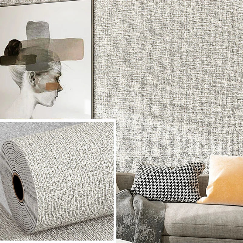 Self-Adhesive Linen Wallpaper