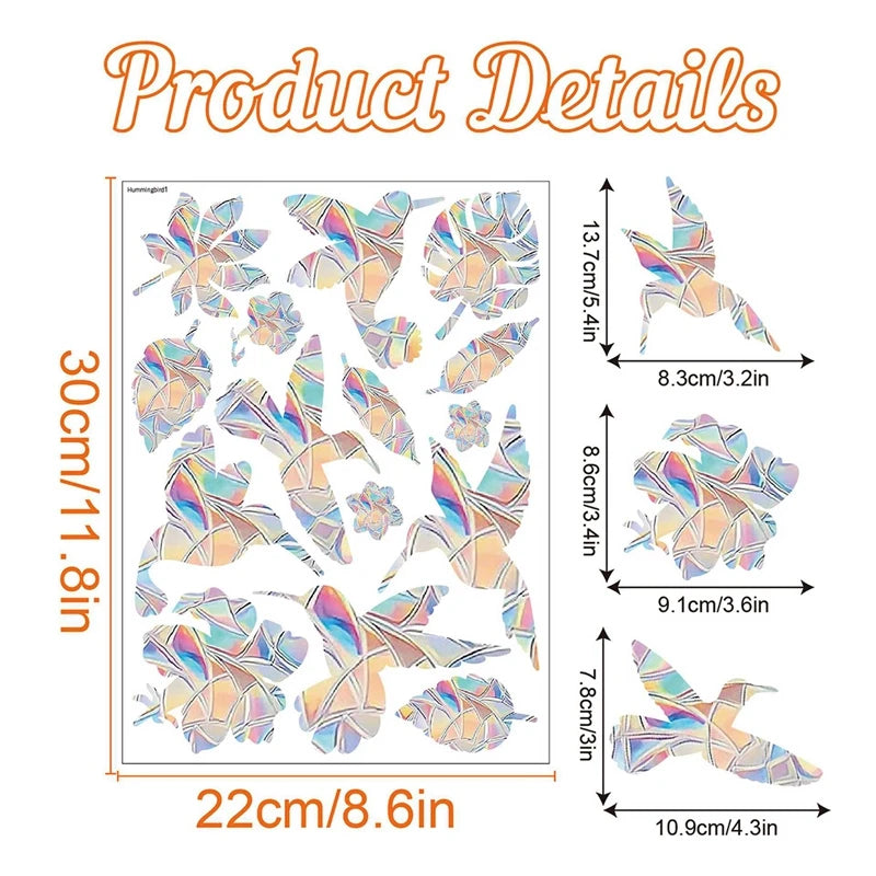 Rainbow Suncatcher Stickers