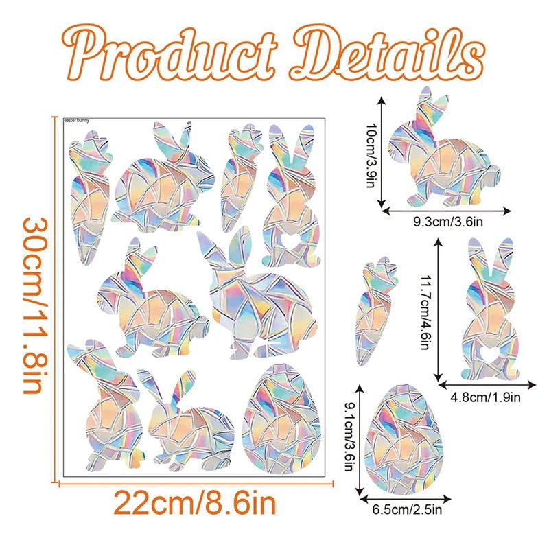 Rainbow Suncatcher Stickers