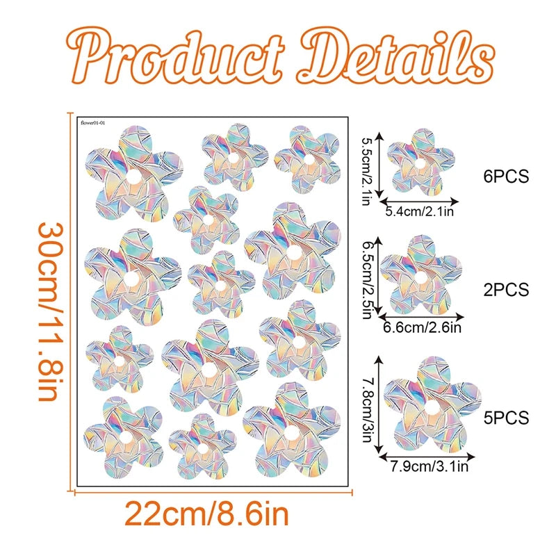 Rainbow Suncatcher Stickers